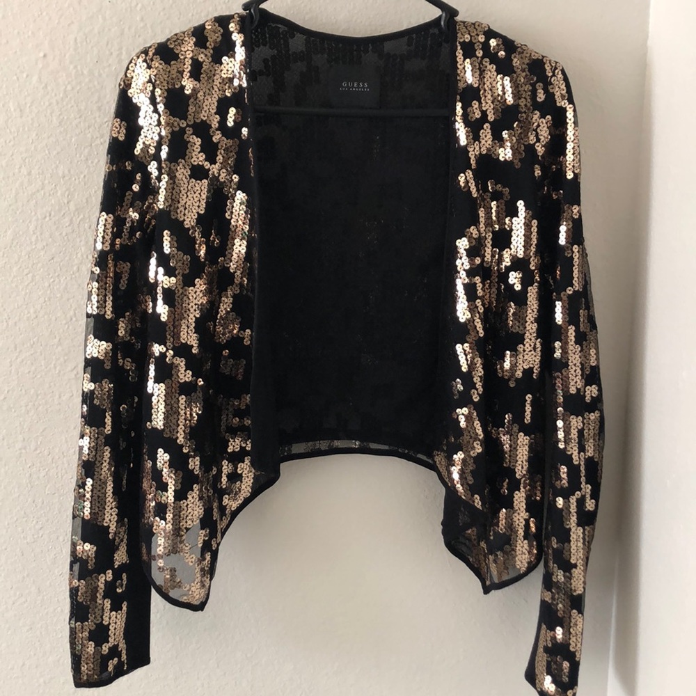 Sequin shawl